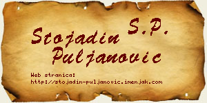 Stojadin Puljanović vizit kartica